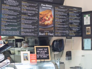 Two Sisters Menu Fairhope
