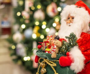 Tabletop Santa Decoration