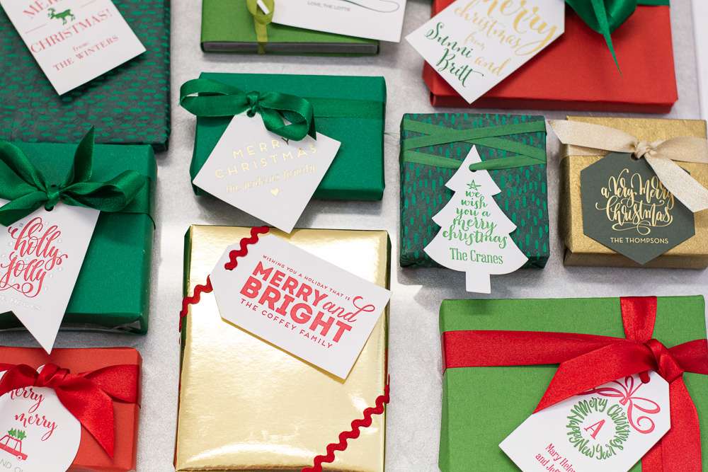 custom Christmas gift tags