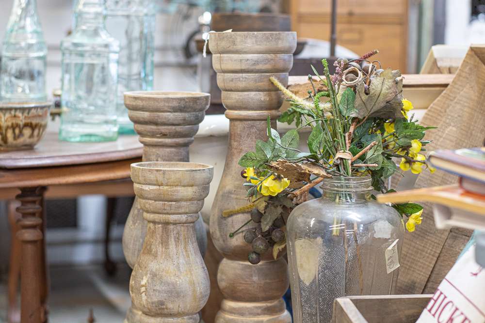 Wood Candlestick Holders