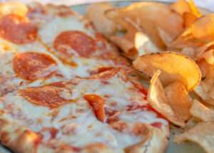 Pizza at Bayside Grill Fairhope Alabama