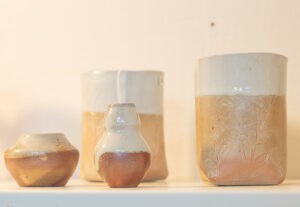 hand-crafted pottery