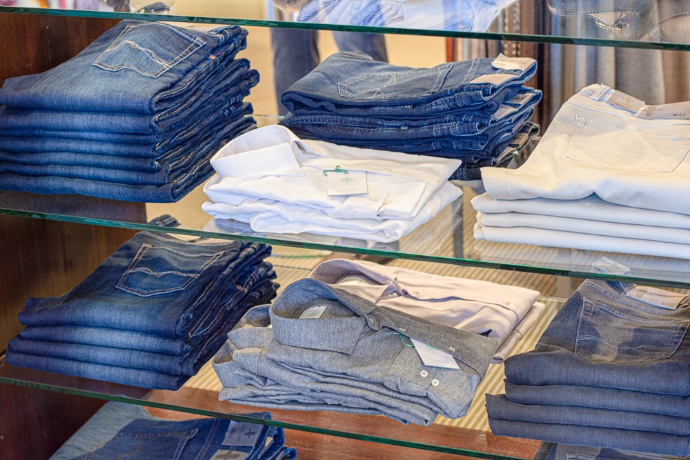 Men's jeans and shirts