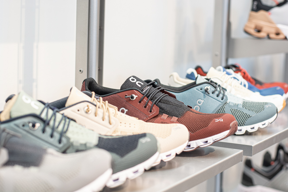on cloud shoes