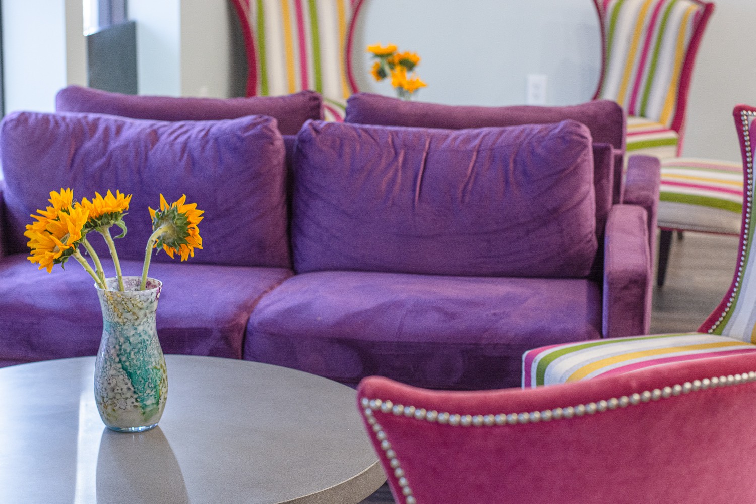 Colorful Sofa and Chairs