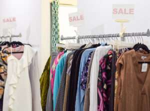 sale rack display