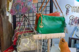 colorful handbags