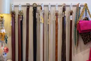 women's belt display