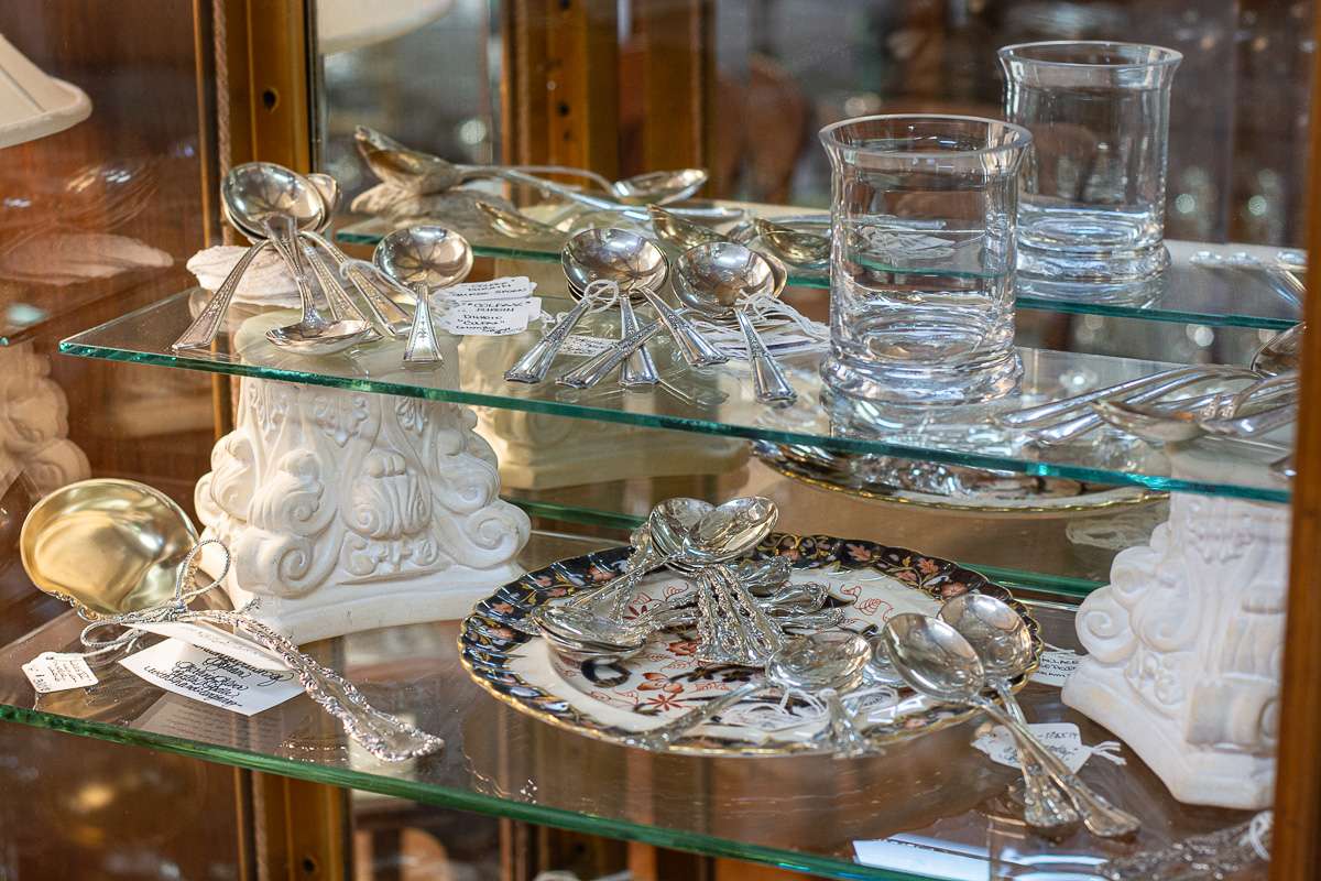 antique silver spoons