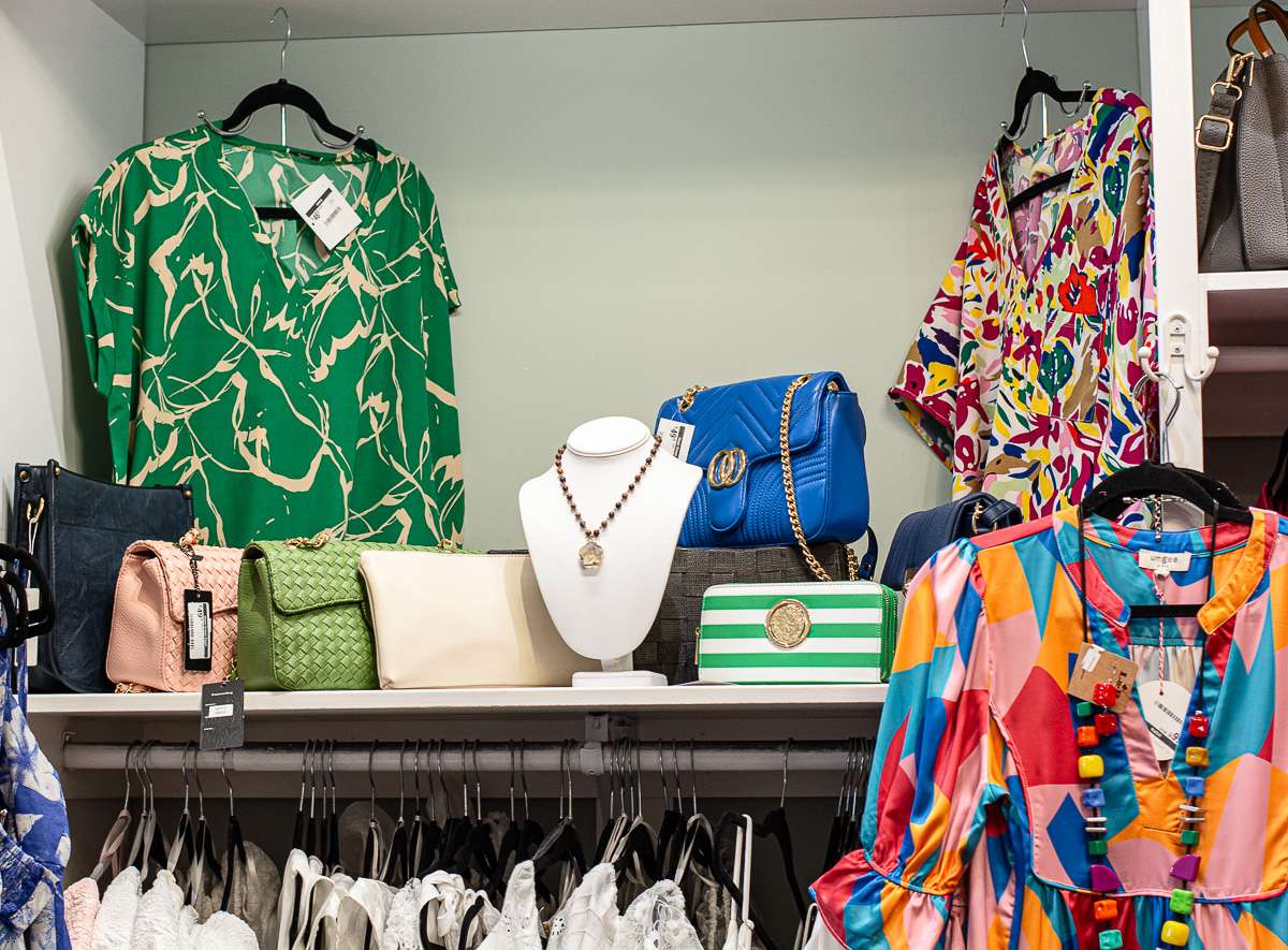 colorful purses