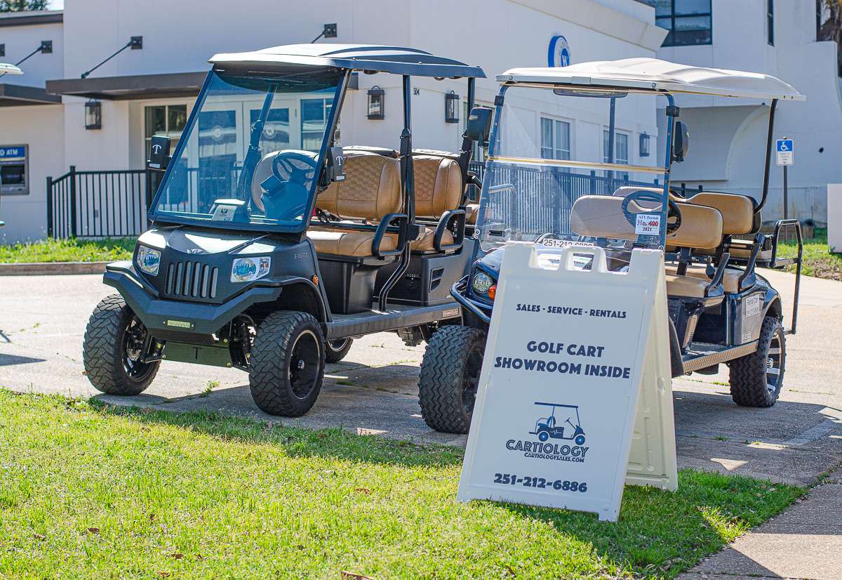 Cartiology golf cart rentals Fairhope