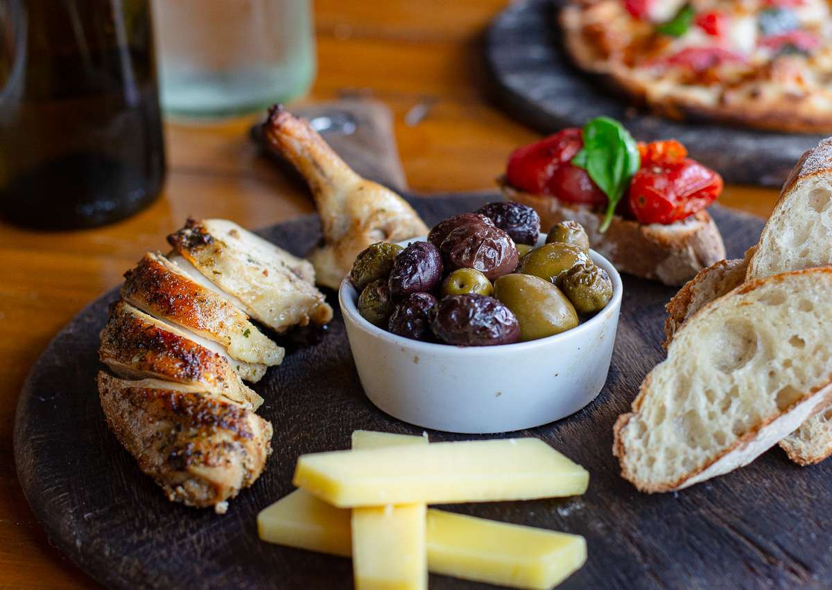 Chicken and Cheese Board